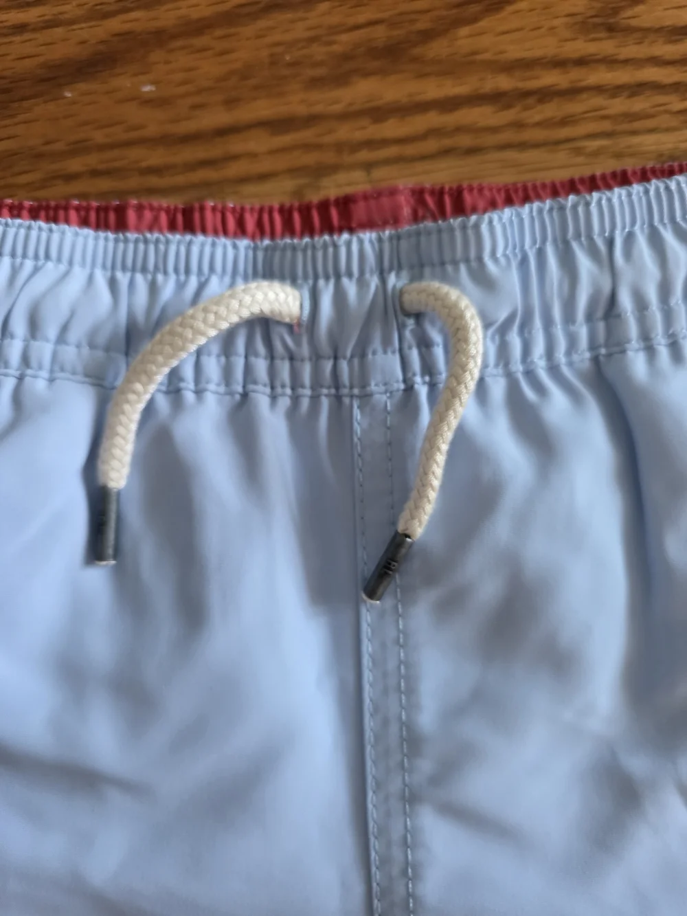 Polo by Ralph Lauren Light Blue Swim Shorts with Red Pony NWOT